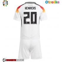 Otroške Nogometnih dresov Nemčija Benjamin Henrichs #20 Domači EP 2024 Kratki rokavi (+ hlače)